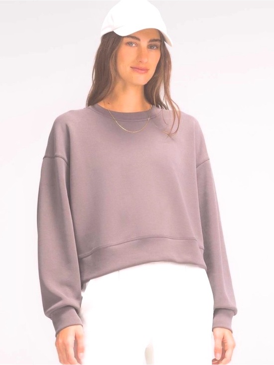 lululemon athletica Tops - Lululemon Mauve Crewneck Sweatshirt. Sz 10. LIKE NEW